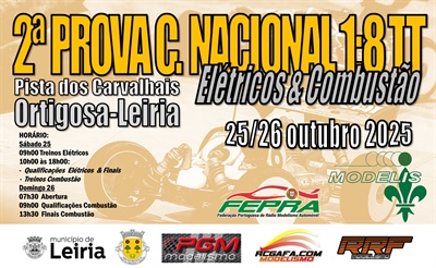 2ª Prova do Campeonato Nacional  1/8 TT 2025 (Elétricos e Combustão)